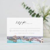 SYDNEY AUSTRALIAスカイラインの目的地RSVP 招待状 (スタンド正面)