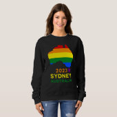 Sydney Australia Gay and Lesbian Pride スウェットシャツ (正面フル)