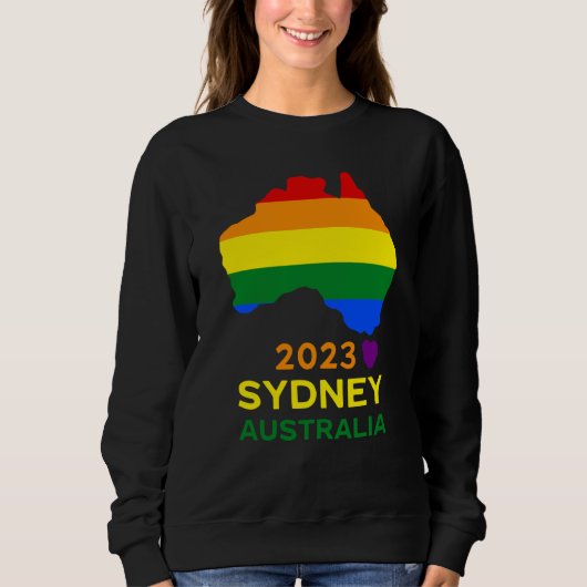 Sydney Australia Gay and Lesbian Pride スウェットシャツ (正面)