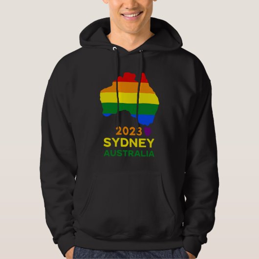 Sydney Australia Gay and Lesbian Pride パーカ (正面)
