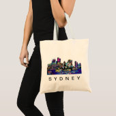 Sydney, Australia in graffiti トートバッグ (正面(商品))