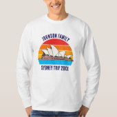Sydney Australia Opera House Custom Long Sleeve Tシャツ (正面)