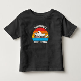 Sydney Australia Opera House Trip Custom トドラーTシャツ