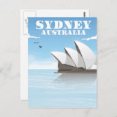 Sydney Australia Travelポスター ポストカード (正面/裏面)