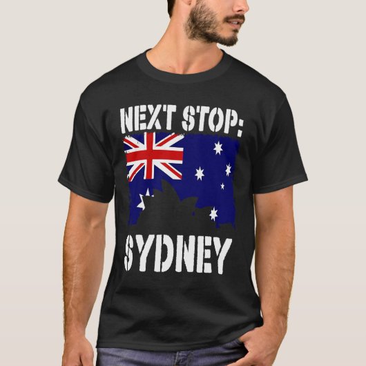 Sydney Australia Vacation Trip Next Stop Vacay Sou Tシャツ (正面)