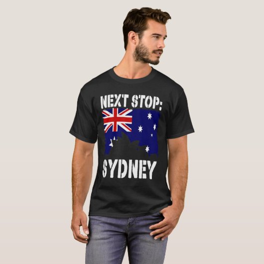 Sydney Australia Vacation Trip Next Stop Vacay Sou Tシャツ (正面フル)