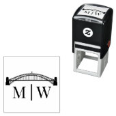 Sydney Bridge Simple Couple Wedding 2 Initial セルフインキングスタンプ (インサイチュ)