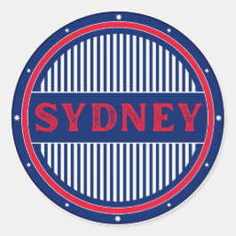 Sydney City Pride Emblem – Australian Identity ラウンドシール