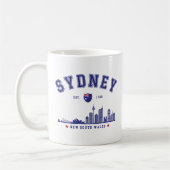 Sydney Cityscape, Australia コーヒーマグカップ (左)
