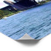 Sydney Ferry Harbour Bridge ポスター (角)