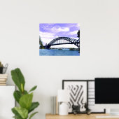 Sydney Ferry Harbour Bridge ポスター (ホームオフィス)
