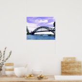 Sydney Ferry Harbour Bridge ポスター (キッチン)