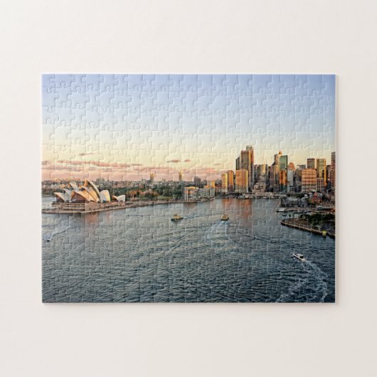 Sydney Harbor – オーストラリア – 11x14 - 252台 ジグソーパズル (横)