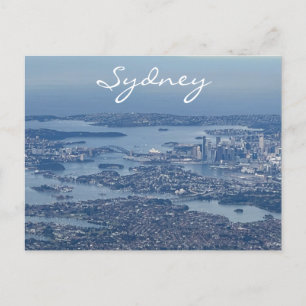 Sydney Harbor by Air,オーストラリア,パノラマ写真 ポストカード