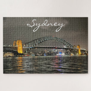 Sydney Harbor by Night,オーストラリア,写真 ジグソーパズル