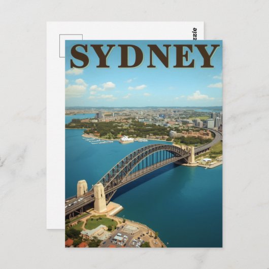 Sydney Harbour Bridge Australia ポストカード (正面/裏面)