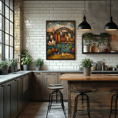 Sydney: Harbour City - Whimsical Art ポスター