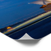 Sydney Opera at night ポスター (角)