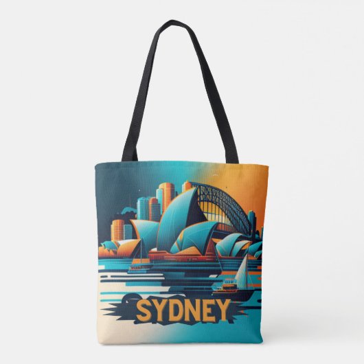 sydney opera house トートバッグ (裏面)