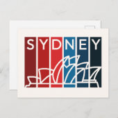 Sydney Opera House Abstract Art Postcard ポストカード (正面/裏面)