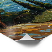 Sydney Opera House and Harbor Bridge painting ポスター (コーナー)