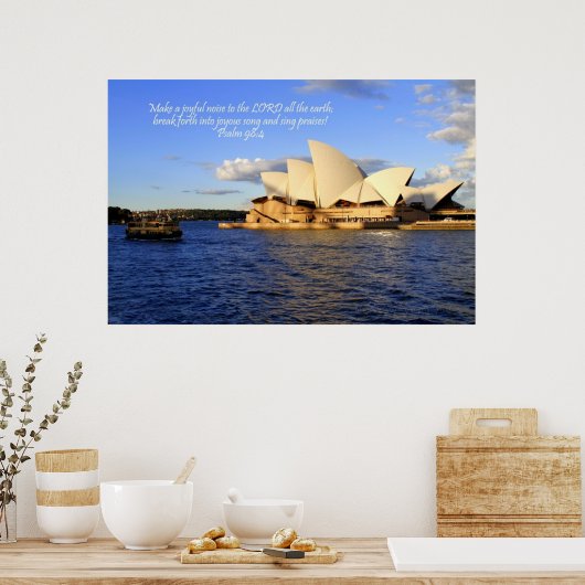 Sydney Opera House, Australia ポスター (キッチン)