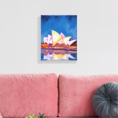 Sydney Opera House, Australia Painting キャンバスプリント (インサイチュ (リビング))