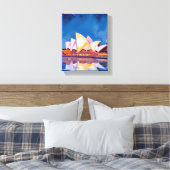 Sydney Opera House, Australia Painting キャンバスプリント (インサイチュ (寝室))
