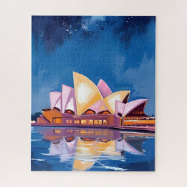 Sydney Opera House, Australia Painting ジグソーパズル