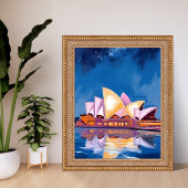 Sydney Opera House, Australia Painting ポスター