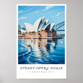 Sydney Opera House Australia Wall Art ポスター
