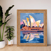 Sydney Opera House Australia Watercolor ポスター