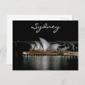 Sydney Opera House by Night,オーストラリア,写真 ポストカード (正面/裏面)