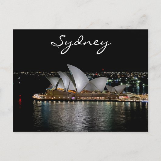 Sydney Opera House by Night,オーストラリア,写真 ポストカード (正面)