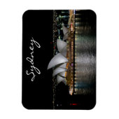 Sydney Opera House by Night,オーストラリア,写真 マグネット (縦)