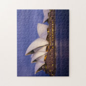 Sydney Opera House City Night Time View Landmarks ジグソーパズル (縦)