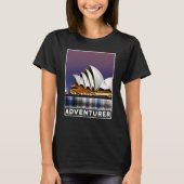 Sydney Opera House Sydney Australia Adventurer Tシャツ (正面)