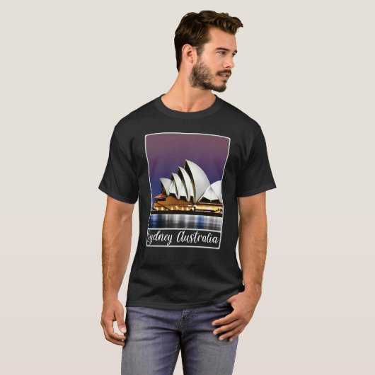 Sydney Opera House Sydney Australia Tシャツ (正面フル)