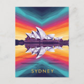 Sydney Opera House – Vibrant Waterfront Reflection ポストカード (正面)