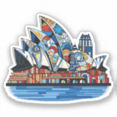 Sydney - Set Australien (15 von 16) Aufkleber シール (正面)