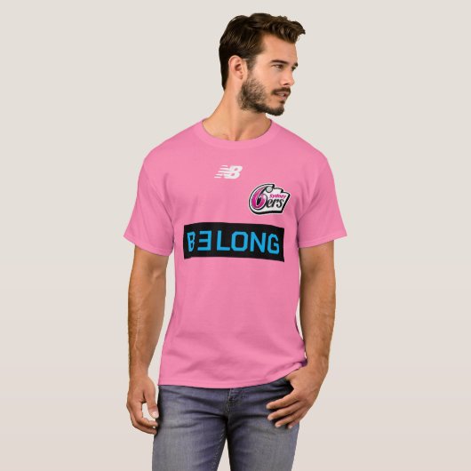 Sydney Sixers BBL Fan Jersey Tシャツ (正面フル)