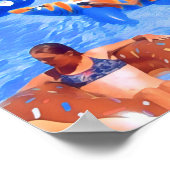 Sydney Summer pools swimming  travel wall decor ポスター (角)