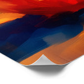 Sydney Teddy Golden Harbor Skyline Print ポスター (角)