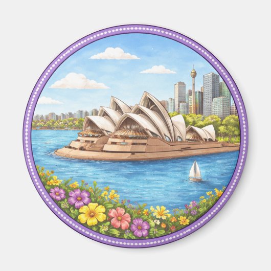 Sydney's Opera House マグネット (正面)