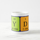 Sydni期別テーブル名mug コーヒーマグカップ (中央)