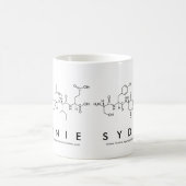 Sydnieペプチド名mug コーヒーマグカップ (中央)