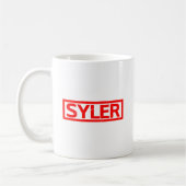 Sylerスタンプ コーヒーマグカップ (左)