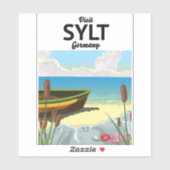 Syltドイツ旅行ポスター シール (シート)
