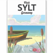 Syltドイツ旅行ポスター シール (正面)