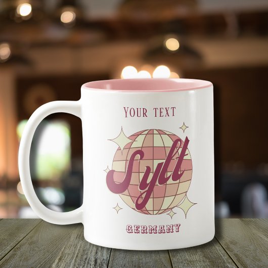 Sylt Deutschland Nordsee Urlaub Geschenk ツートーンマグカップ